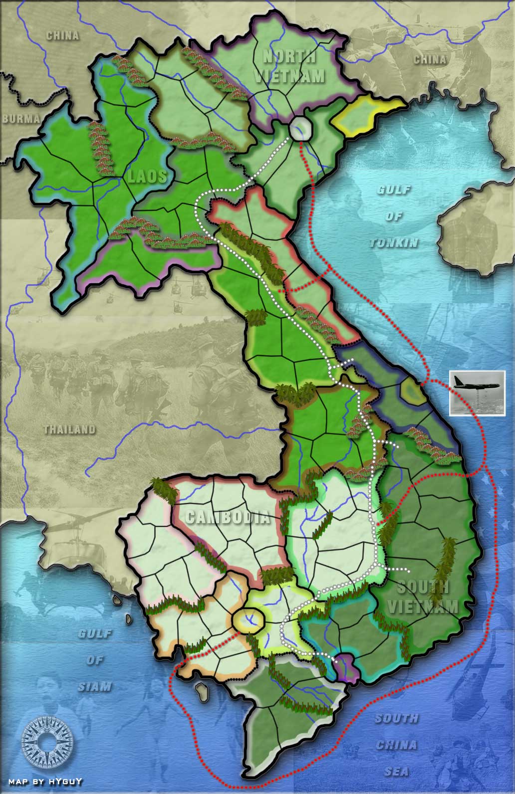 the map